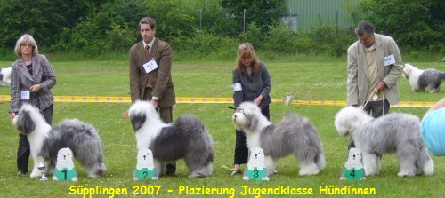 Spplingen 2007 - Plazierung Jugendklasse Hndinnen
