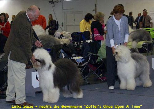 Links Susie - rechts die Gewinnerin 