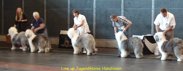 Line up Jugendklasse H�ndinnen