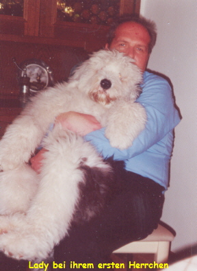 Lady bei ihrem ersten Herrchen