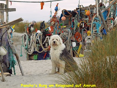 Pancho's Burg am Kniepsand auf Amrum