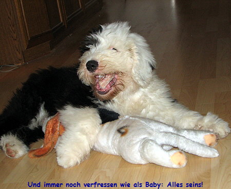 Und immer noch verfressen wie als Baby: Alles seins!