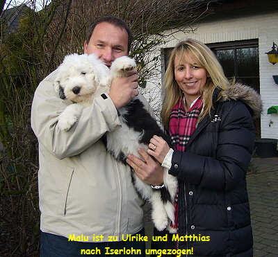 Malu ist zu Ulrike und Matthias
nach Iserlohn umgezogen!