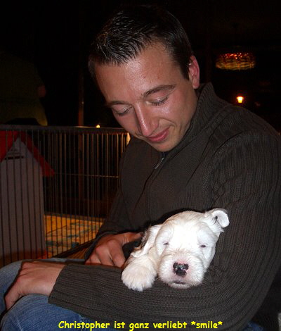 Christopher ist ganz verliebt *smile*