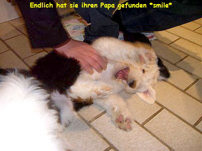 Endlich hat sie ihren Papa gefunden *smile*