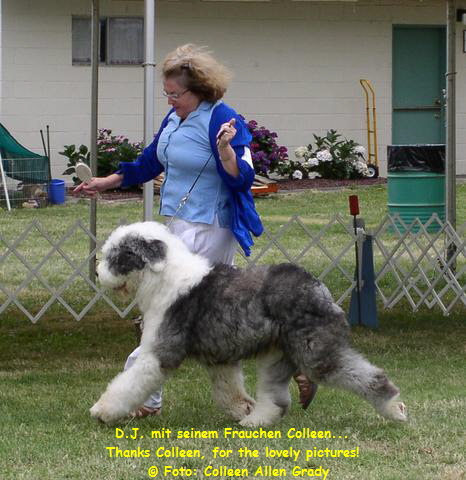 D.J. mit seinem Frauchen Colleen...
Thanks Colleen, for the lovely pictures!
© Foto: Colleen Allen Grady D.J. mit seinem Frauchen Colleen...
Thanks Colleen, for the lovely pictures!
© Foto: Colleen Allen Grady