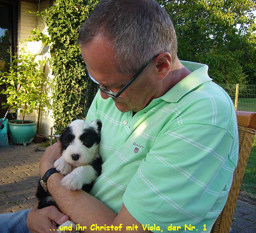 ...und ihr Christof mit Viola, der Nr. 1