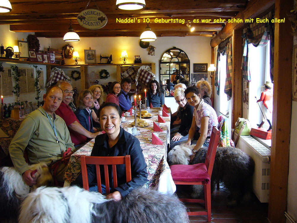 Naddel's 10. Geburtstag - es war sehr schn mit Euch allen!