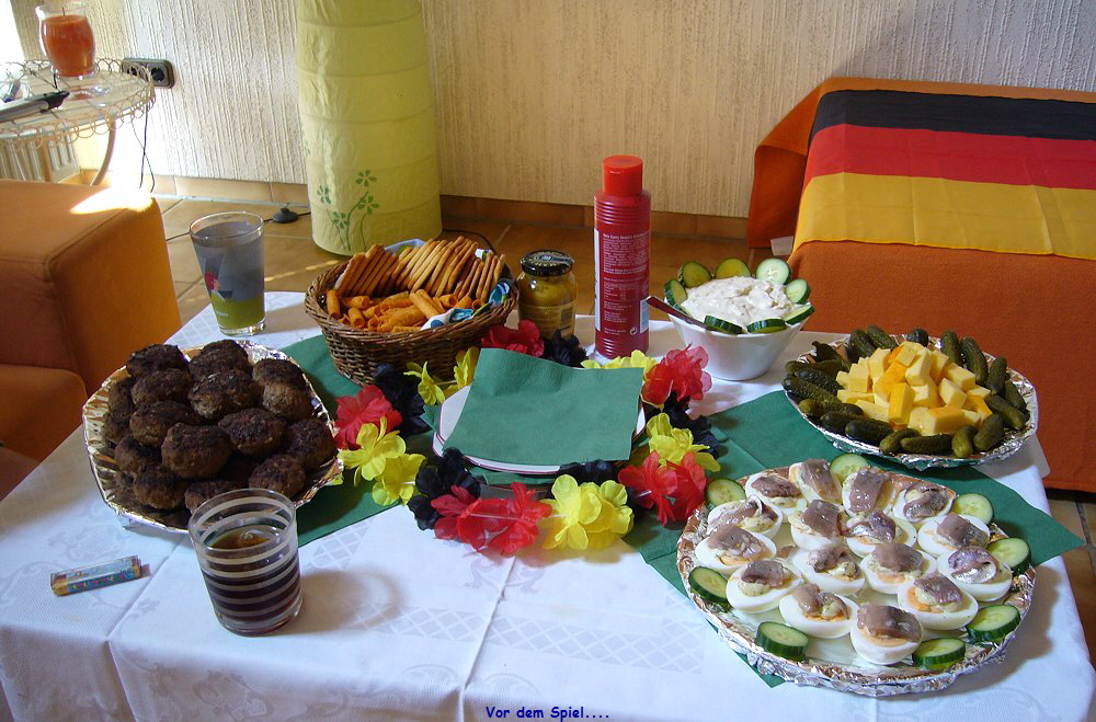 Vor dem Spiel....